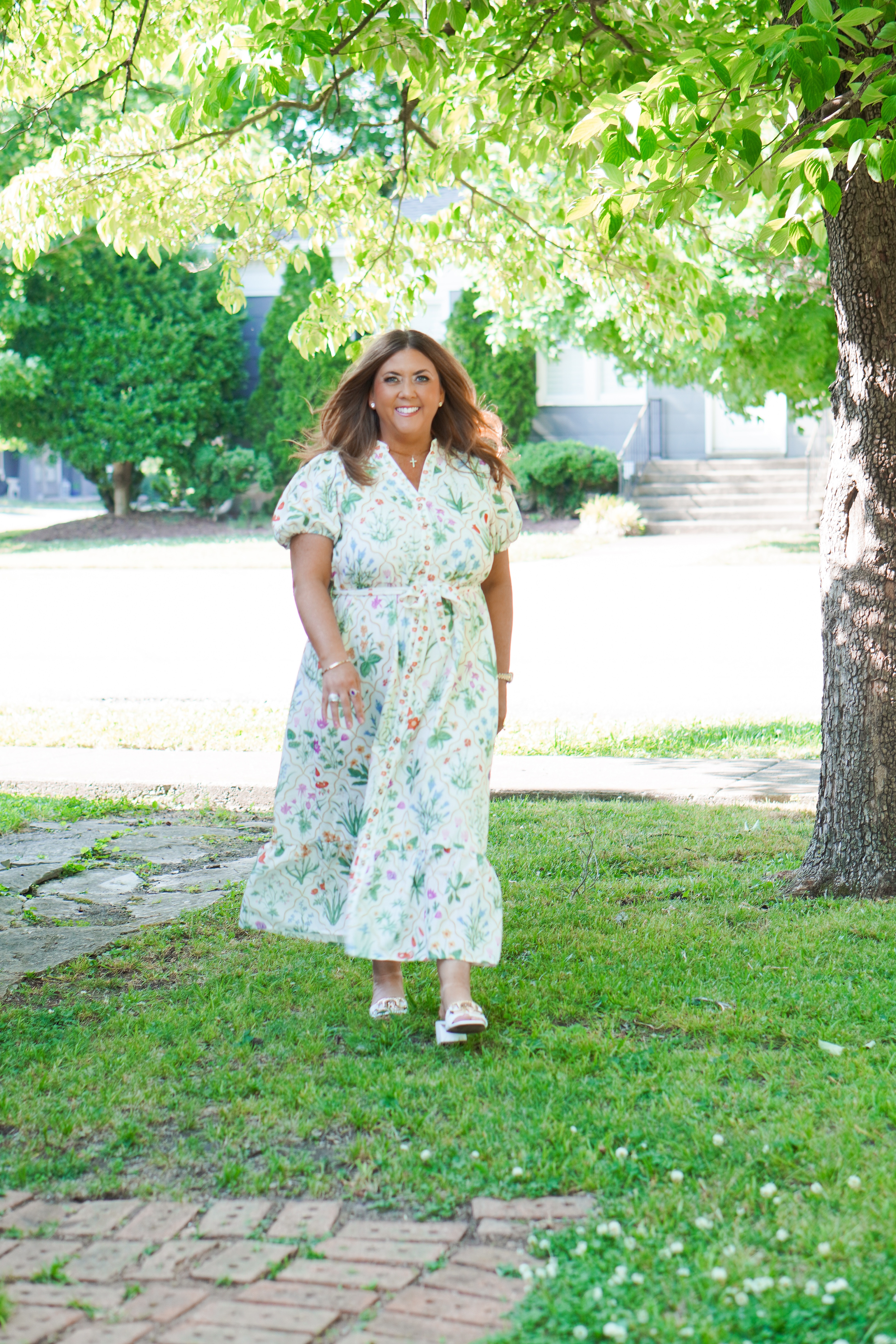 Ginger Steg standing outdoors
